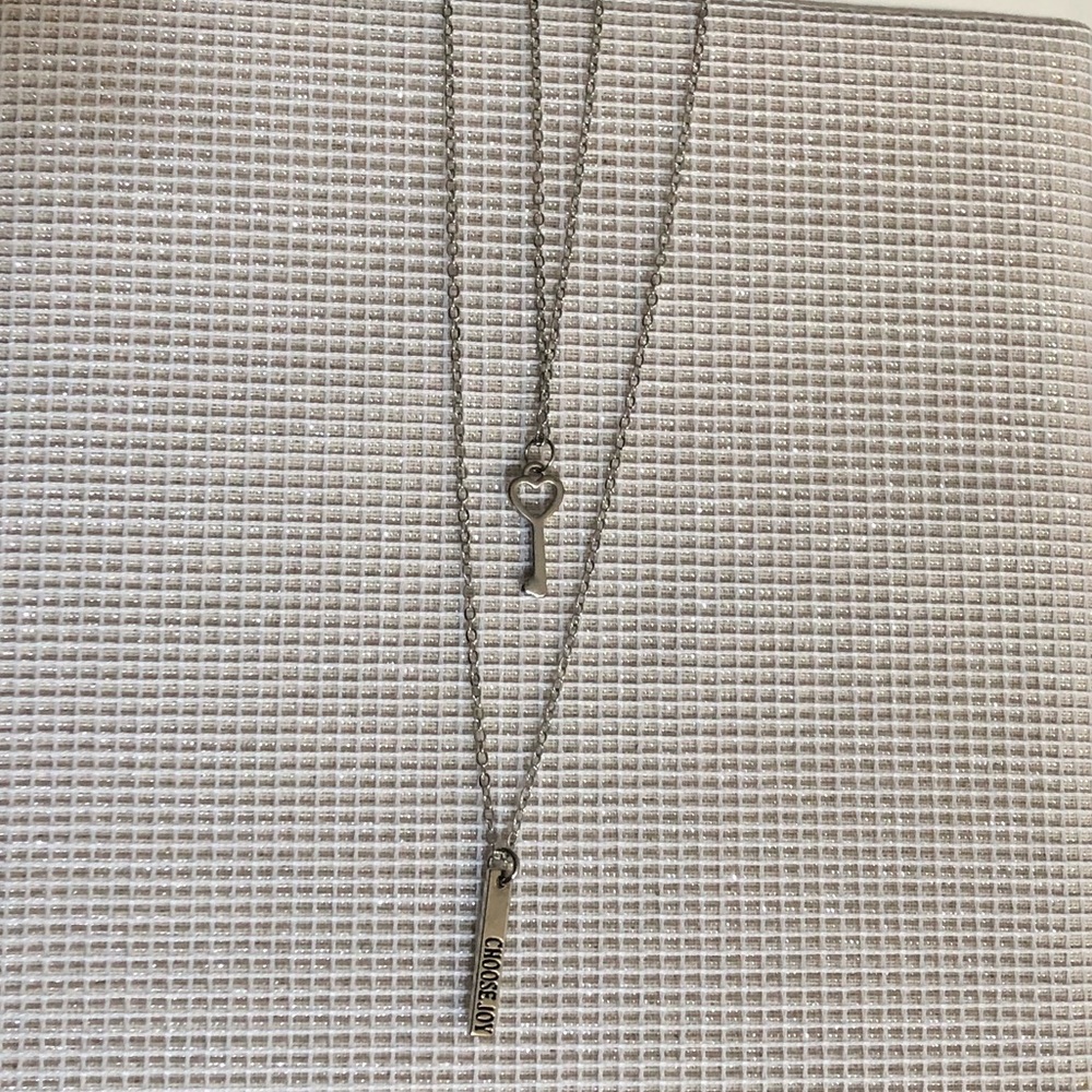Multi Strand handmade necklace.